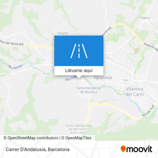 Mapa Carrer D'Andalusia