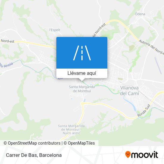 Mapa Carrer De Bas