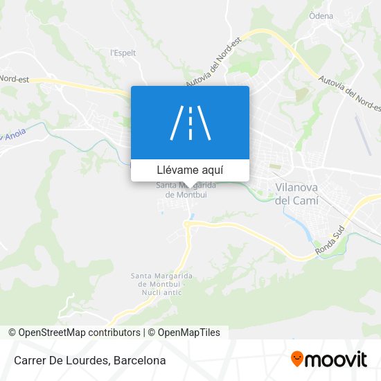 Mapa Carrer De Lourdes