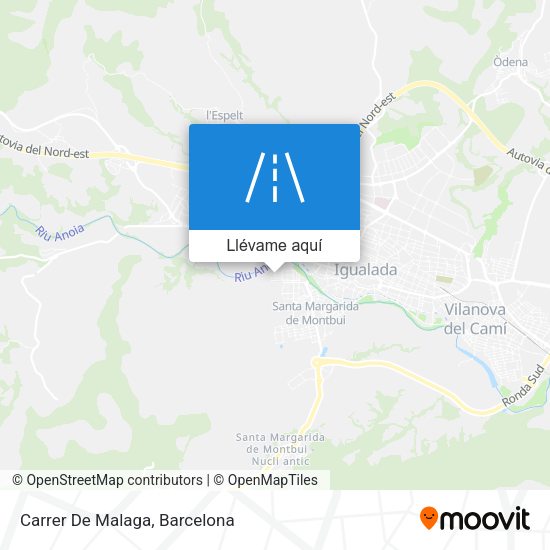 Mapa Carrer De Malaga