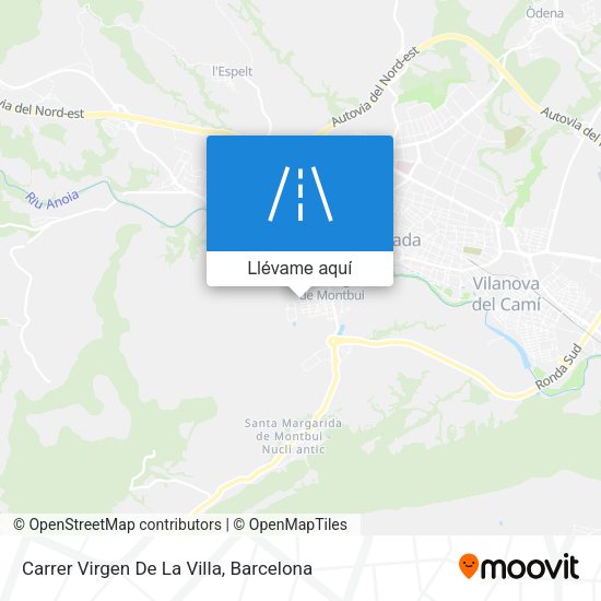 Mapa Carrer Virgen De La Villa