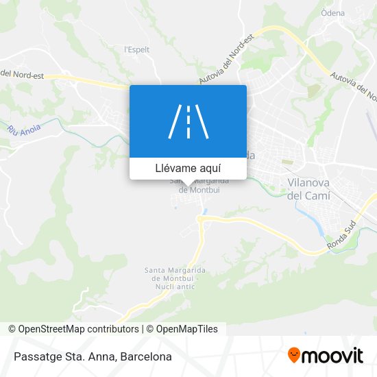 Mapa Passatge Sta. Anna