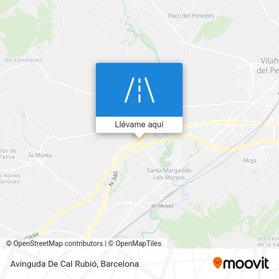 Mapa Avinguda De Cal Rubió