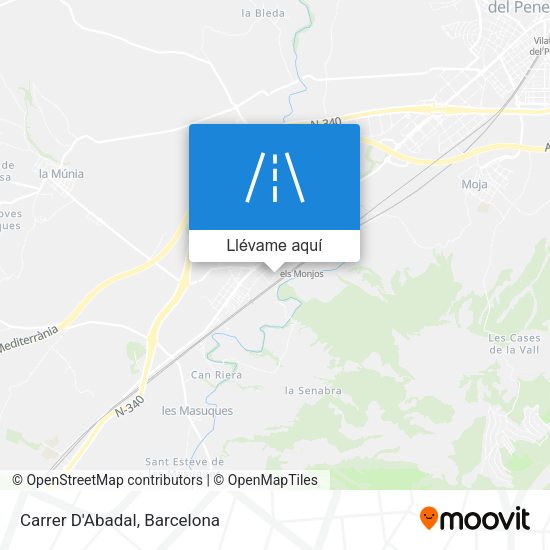 Mapa Carrer D'Abadal