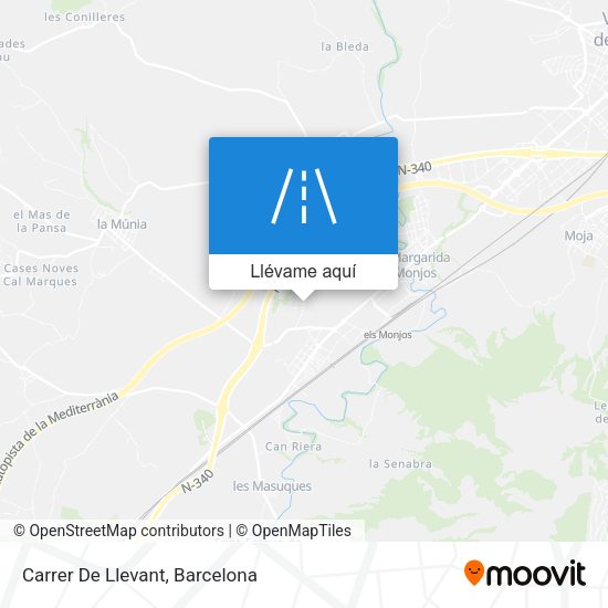Mapa Carrer De Llevant