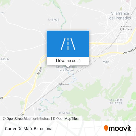 Mapa Carrer De Maó