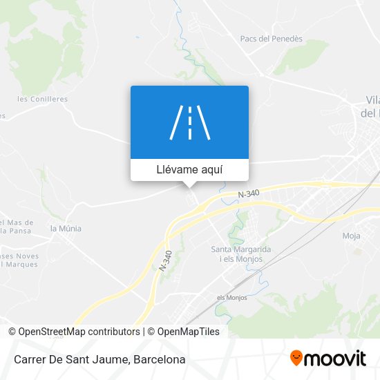 Mapa Carrer De Sant Jaume