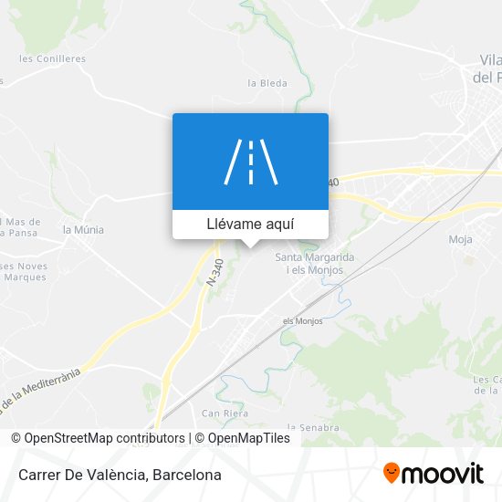 Mapa Carrer De València