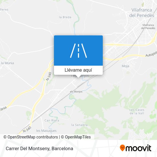 Mapa Carrer Del Montseny