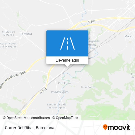Mapa Carrer Del Ribat