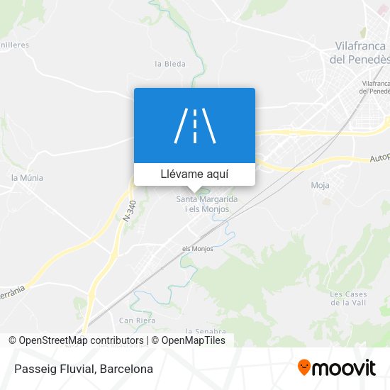 Mapa Passeig Fluvial
