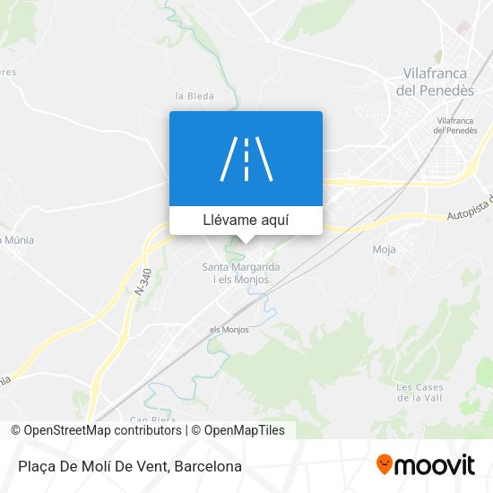 Mapa Plaça De Molí De Vent