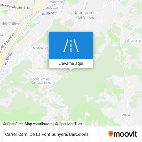 Mapa Carrer Camí De La Font Sunyera