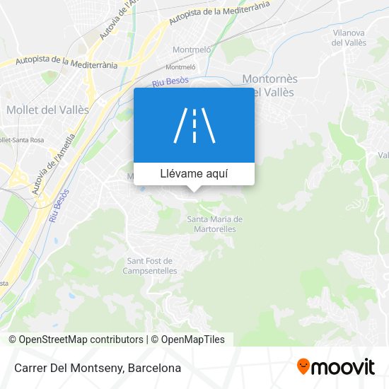 Mapa Carrer Del Montseny