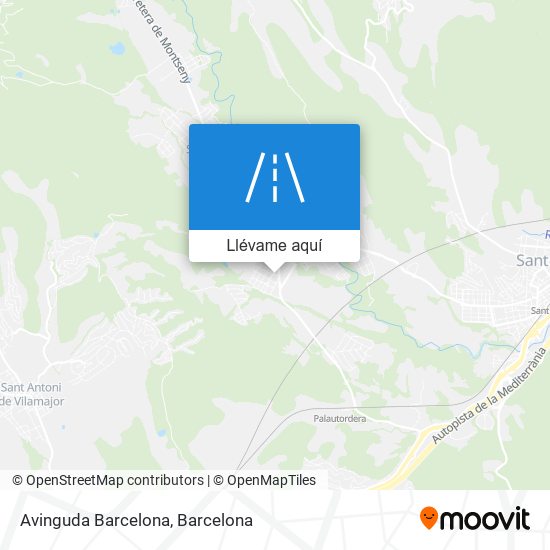 Mapa Avinguda Barcelona