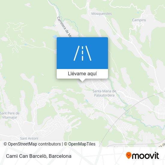 Mapa Camì Can Barcelò