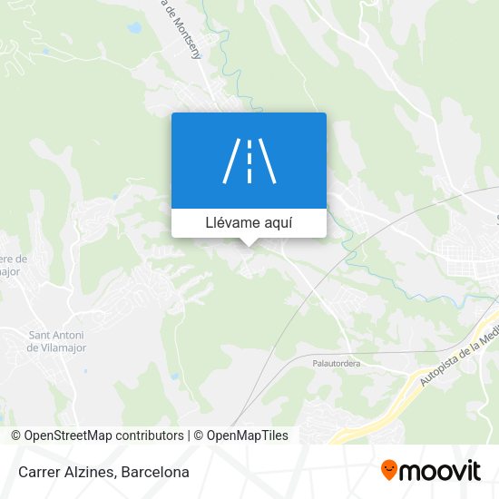 Mapa Carrer Alzines