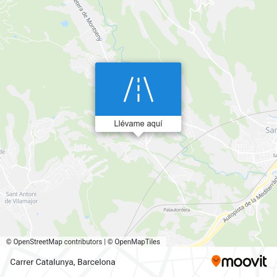 Mapa Carrer Catalunya