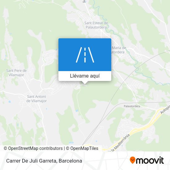 Mapa Carrer De Juli Garreta