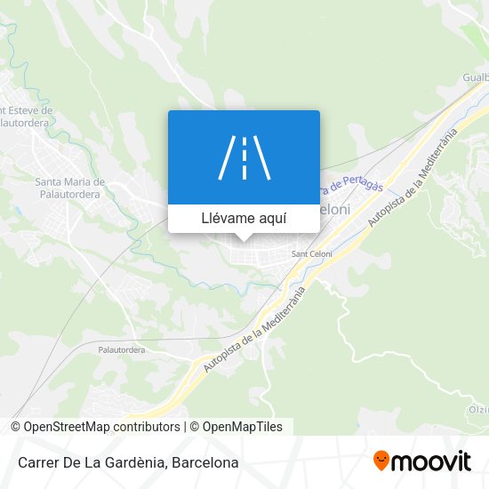 Mapa Carrer De La Gardènia