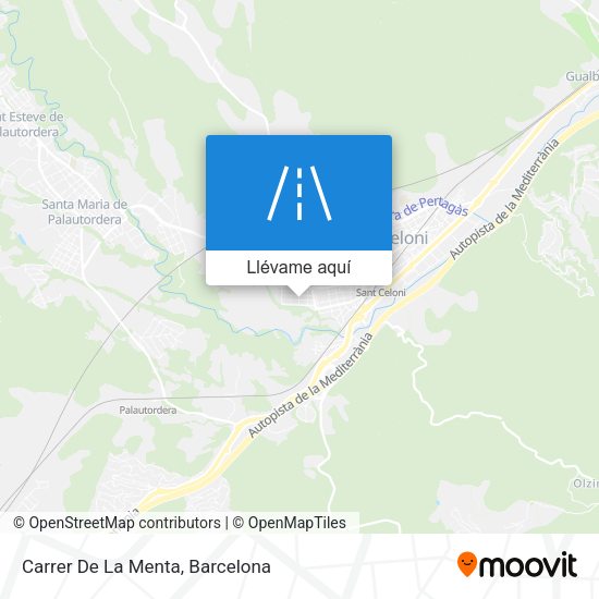 Mapa Carrer De La Menta