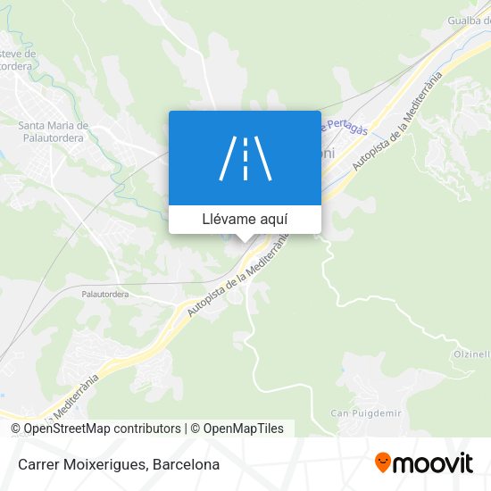 Mapa Carrer Moixerigues