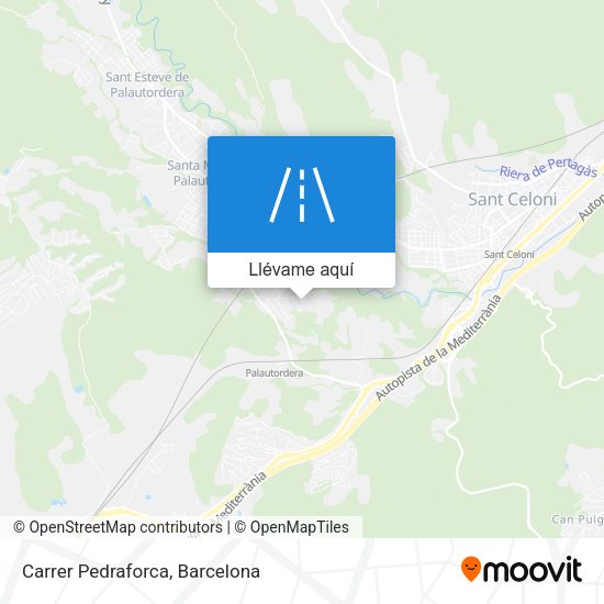 Mapa Carrer Pedraforca