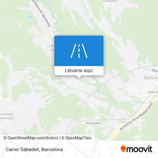 Mapa Carrer Sabadell