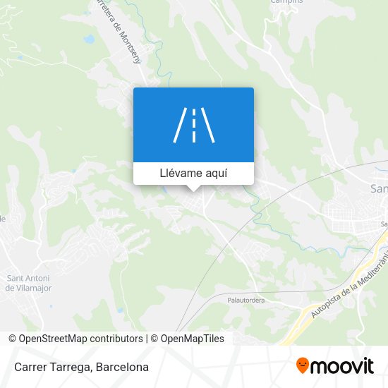Mapa Carrer Tarrega