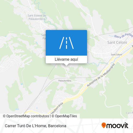 Mapa Carrer Turó De L'Home