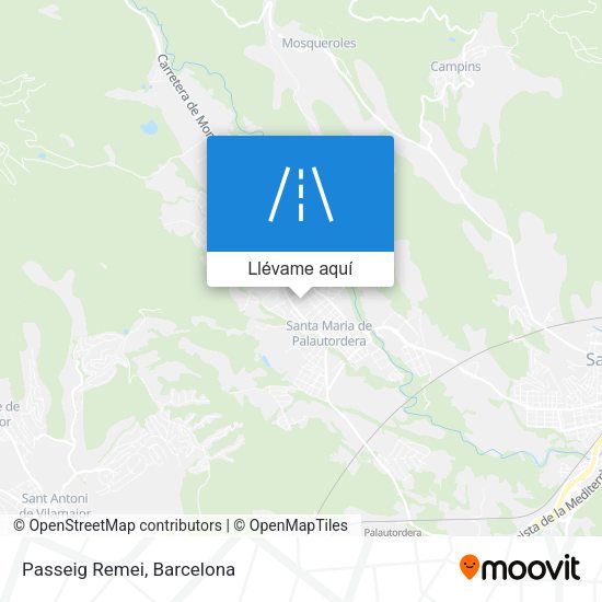 Mapa Passeig Remei