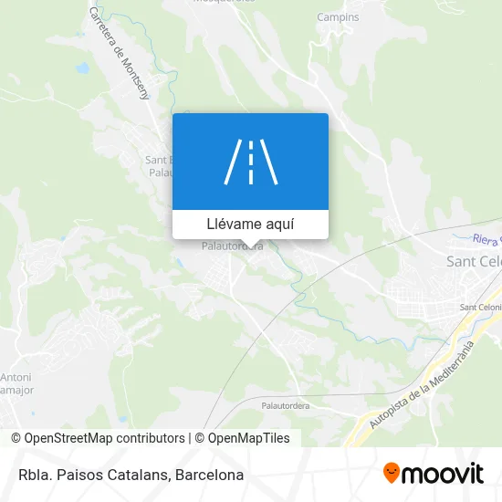 Mapa Rbla. Paisos Catalans