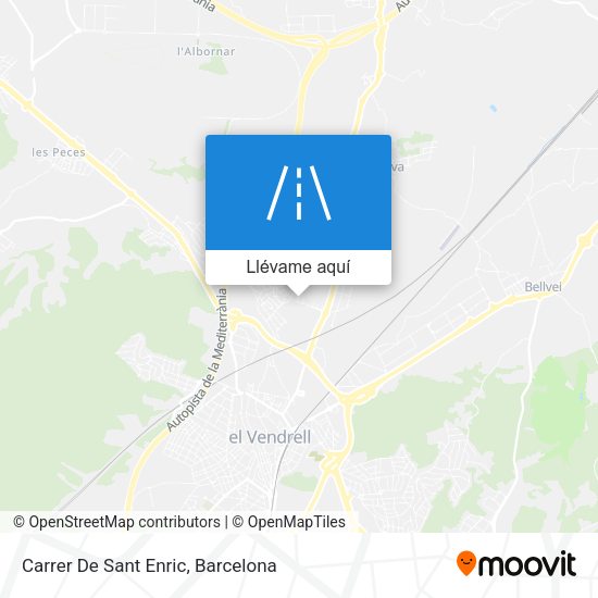 Mapa Carrer De Sant Enric