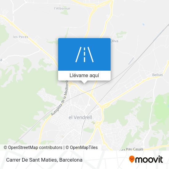Mapa Carrer De Sant Maties