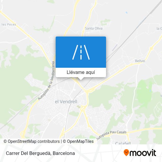 Mapa Carrer Del Berguedà