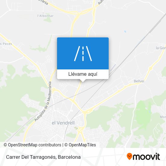 Mapa Carrer Del Tarragonés