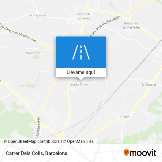 Mapa Carrer Dels Colls