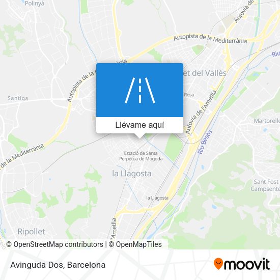 Mapa Avinguda Dos