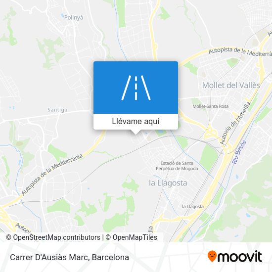 Mapa Carrer D'Ausiàs Marc