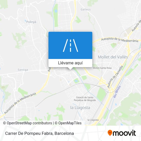 Mapa Carrer De Pompeu Fabra