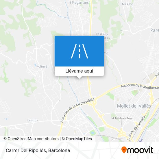 Mapa Carrer Del Ripollés