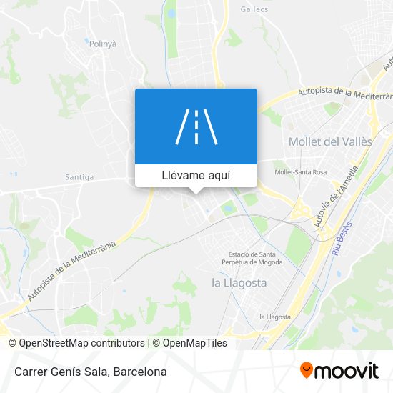 Mapa Carrer Genís Sala