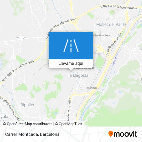 Mapa Carrer Montcada