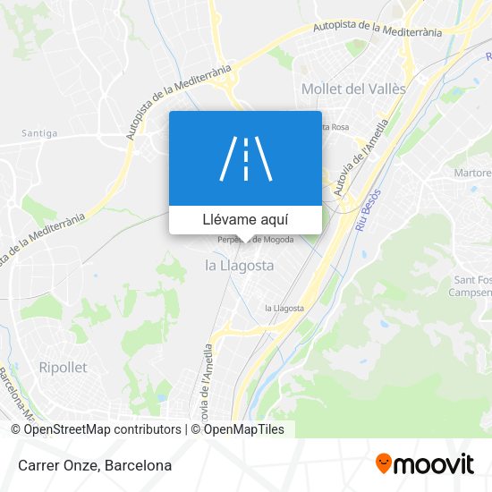 Mapa Carrer Onze