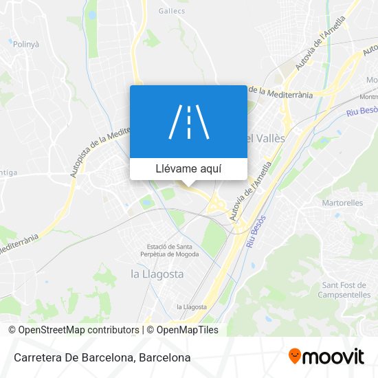 Mapa Carretera De Barcelona