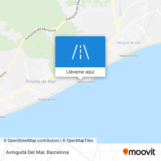 Mapa Avinguda Del Mar