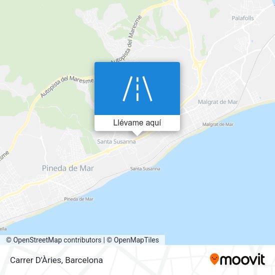 Mapa Carrer D'Àries