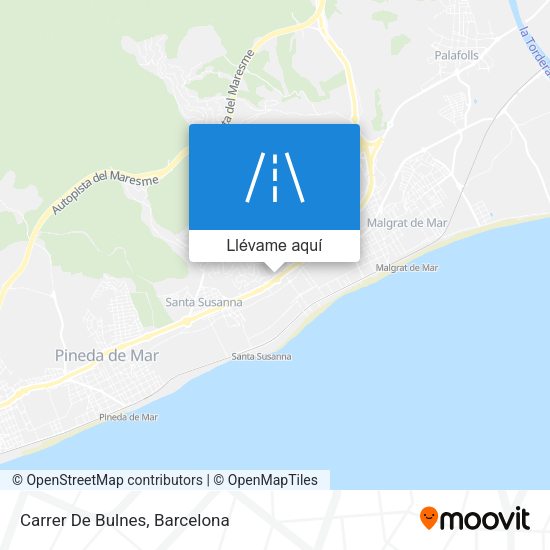 Mapa Carrer De Bulnes