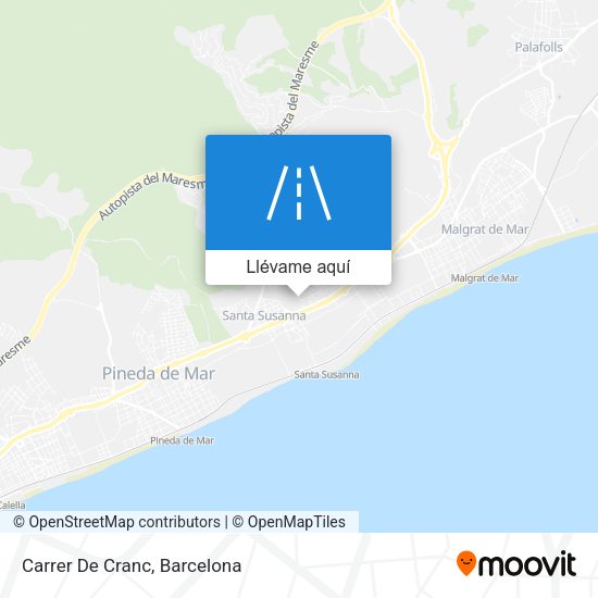 Mapa Carrer De Cranc