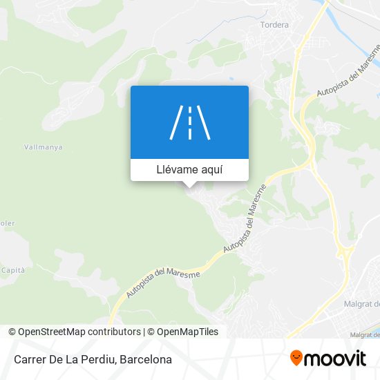 Mapa Carrer De La Perdiu